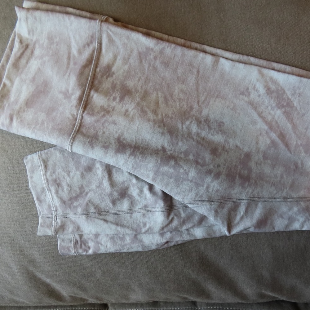 Lululemon WunderTrain Tie-Dye Leggings